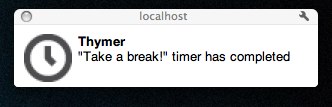 Thymer Notification in Chrome